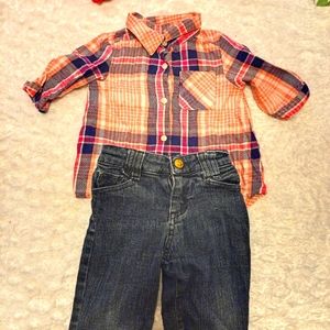 Old Navy Button down French Toast Jeans